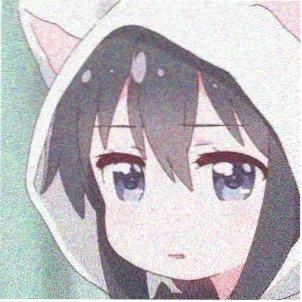 观众头像，水墨留白背景下的猫咪坐姿头像